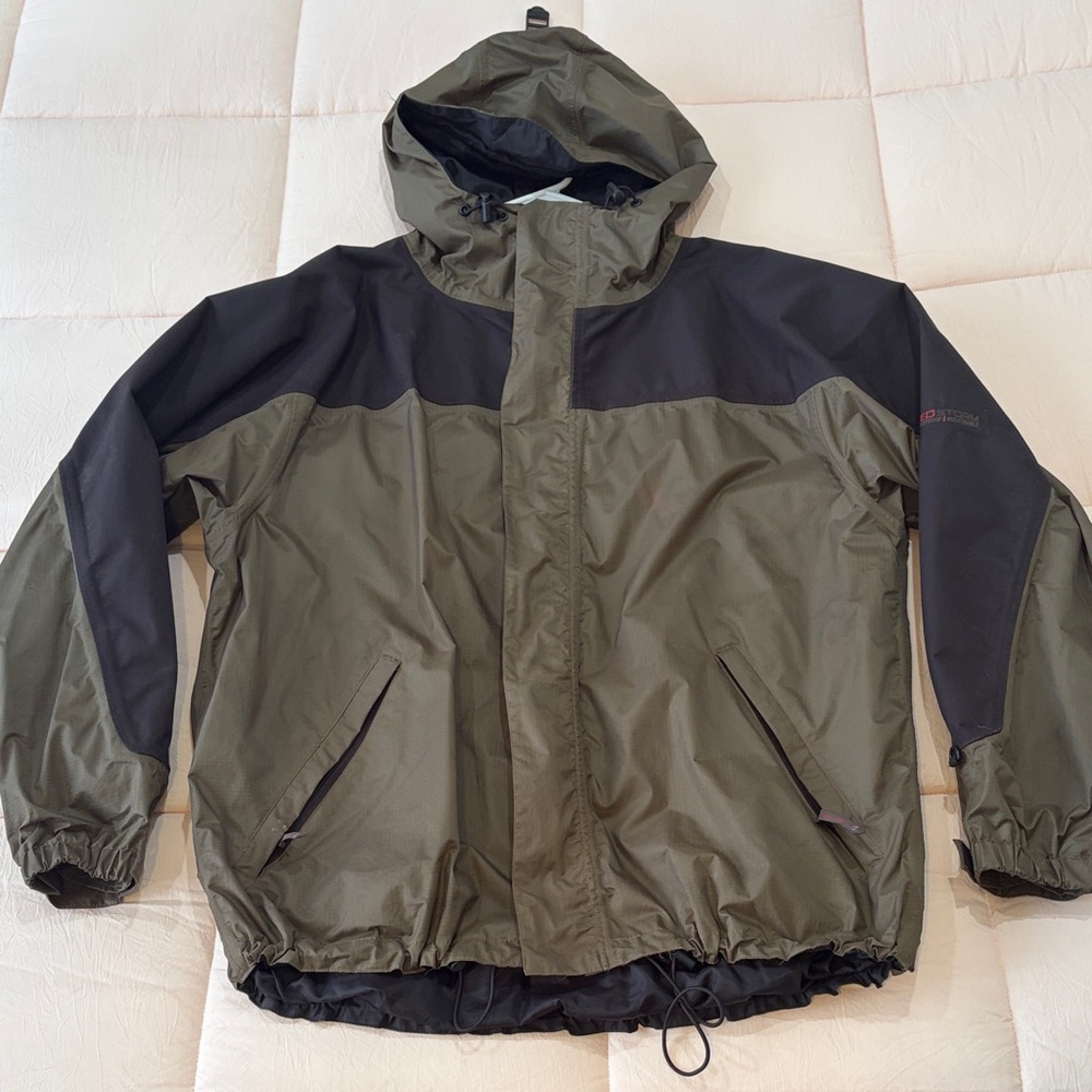 Redington Men's Olive and Black Hooded Jacket